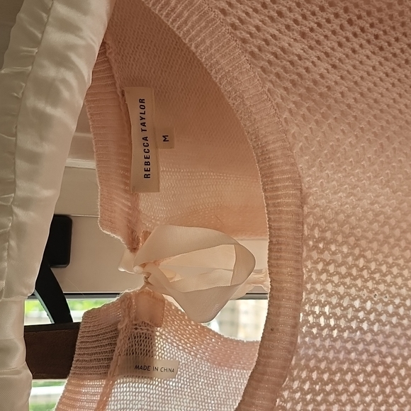 Rebecca Taylor back tie sweater, light pink - Picture 2 of 3